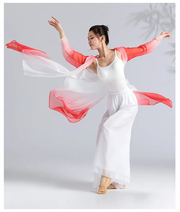 Classical Gradient Chiffon Dance Dress