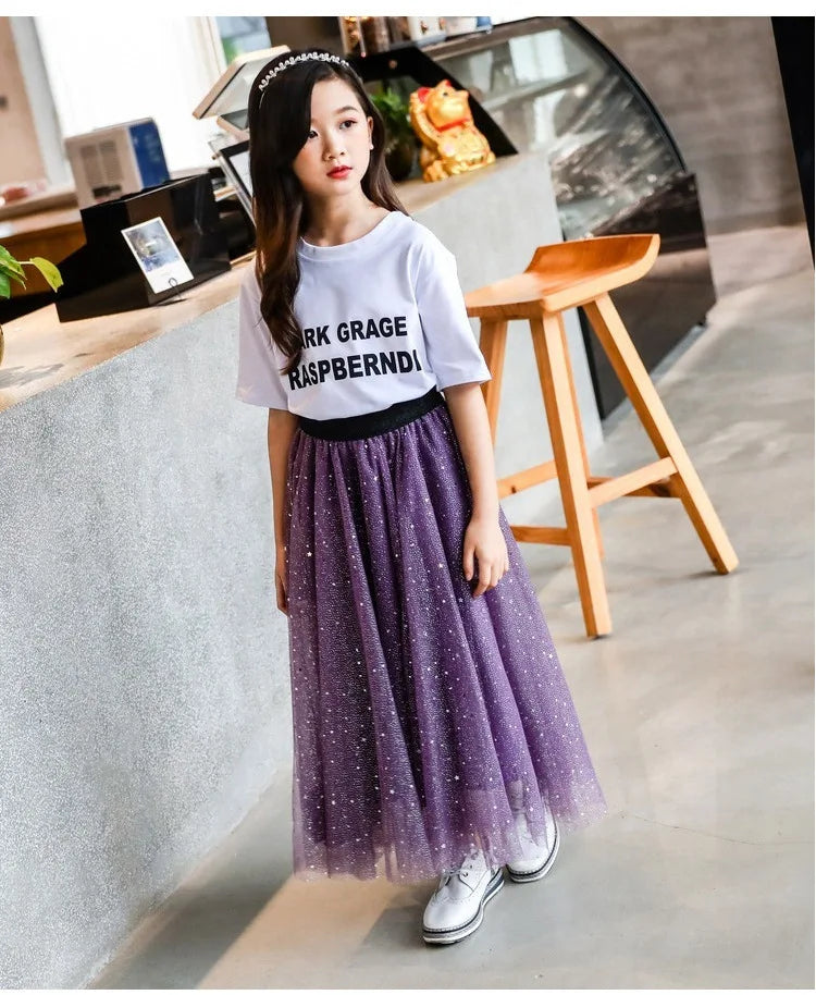 Girls Long Skirt Premium Edition