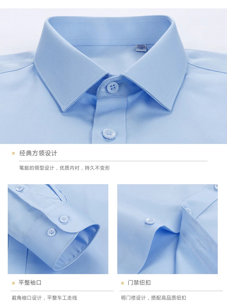 Mercerized Cotton Formal Dress Shirt