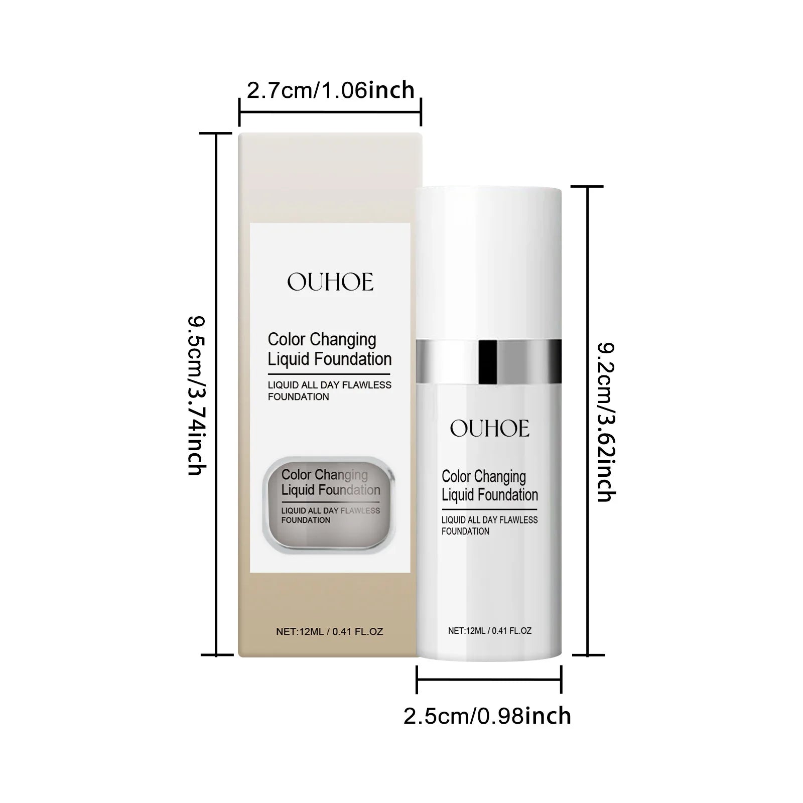 Radiant Liquid Foundation Concealer Cream