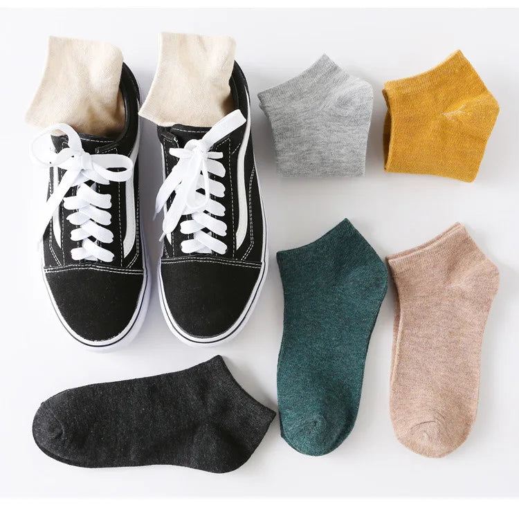 Men’s Cotton Ankle Socks 5-Pair Pack