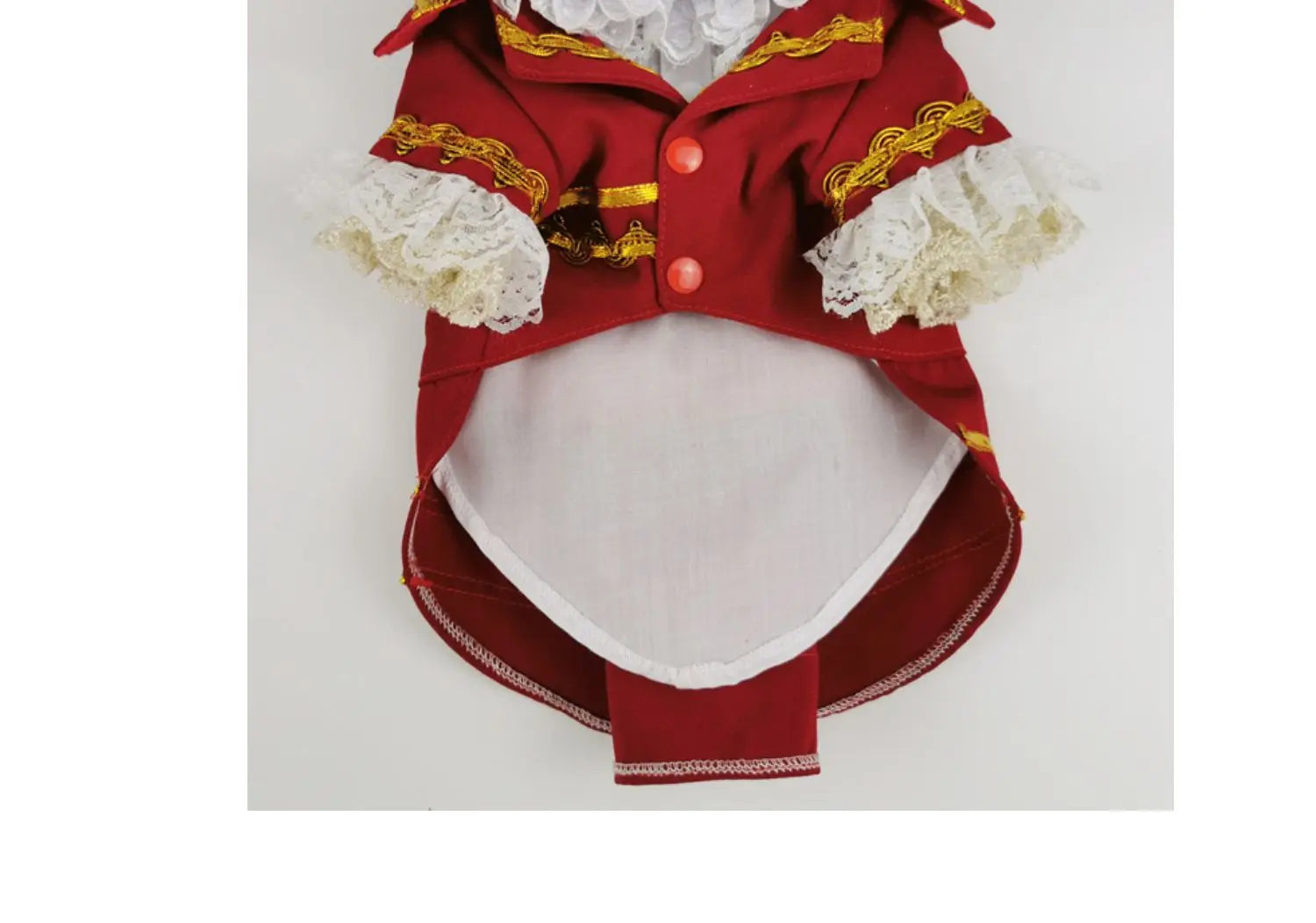 Handmade Unique Design Dog Clothes European Court Style Pet Costume Suit Lace Cuffs Collar Twin Sets Apparel Cat Poodle Maltese