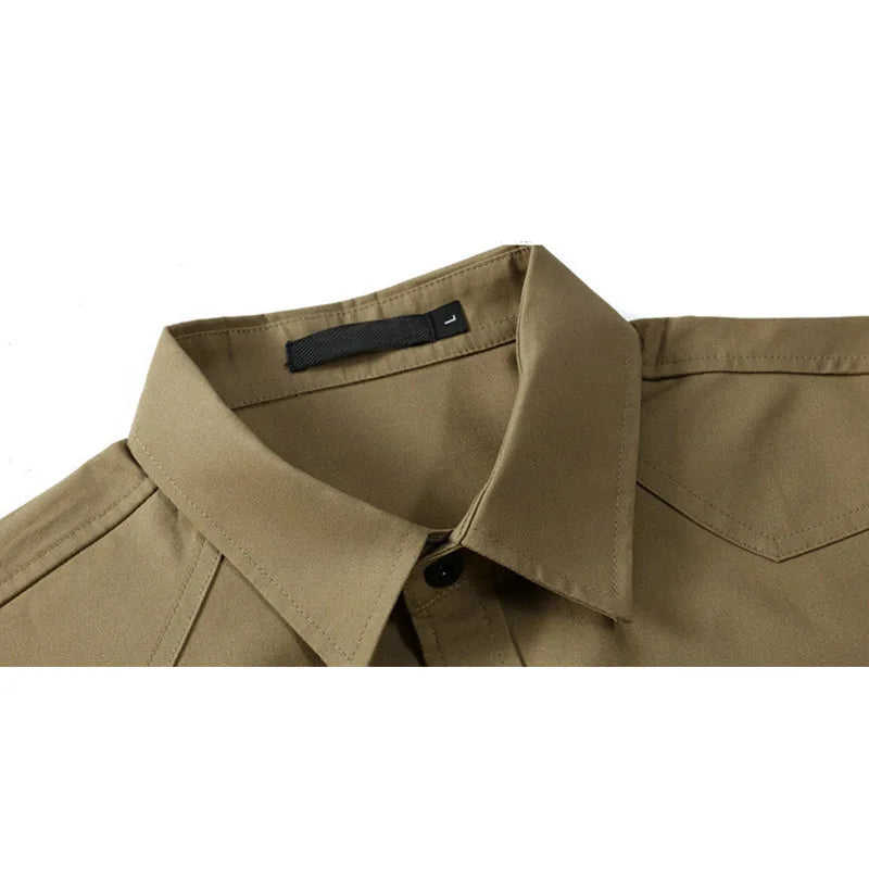 Smart Casual Cotton Shirt Men