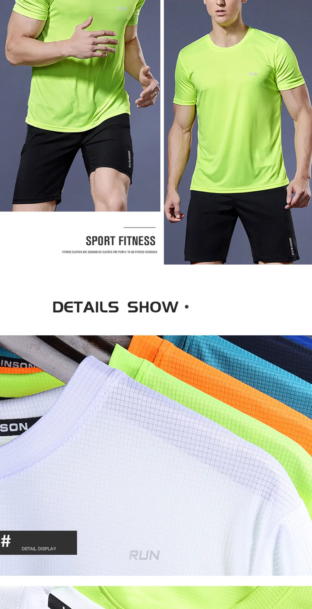 Men's Fitness Gym T Shirts 2020 Shirt Homme Running Men Designer Quick Dry T-Shirts Running Slim Fit Tops Tees Sport Muscle Tee