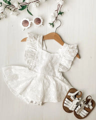 Lace Ruffle Baby Girl Bodysuit