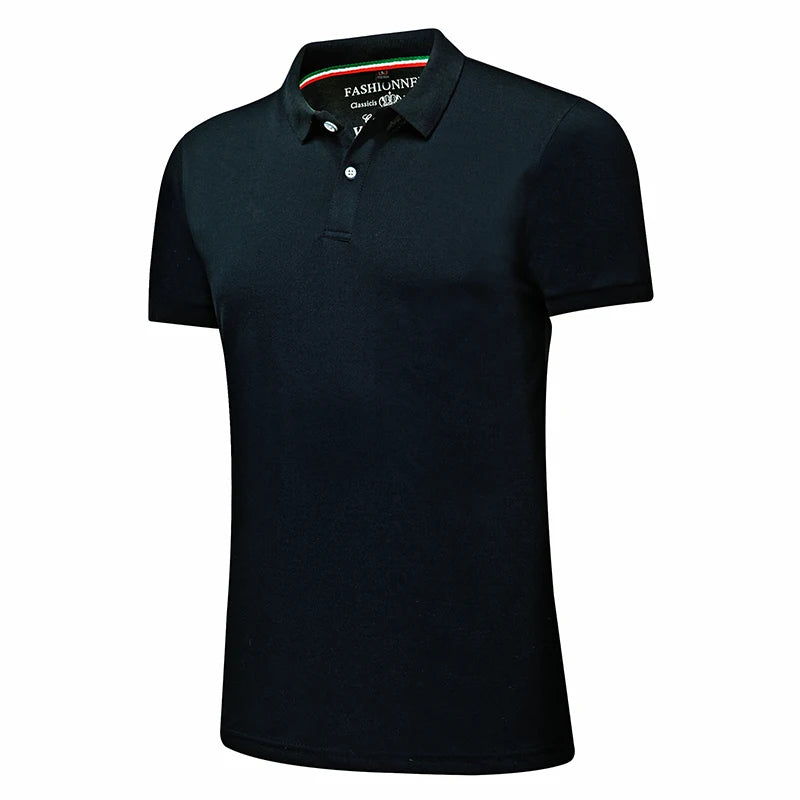 Polo Shirts Custom Logo Printing/embroidery 100% Polyester Breathable Male Polo Employee Polo Shirt Uniform Top Shirts For Men