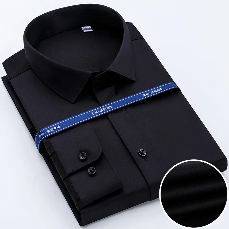 Mercerized Cotton Formal Dress Shirt