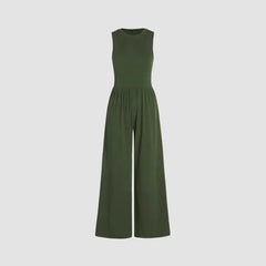 Effortless Wide-Leg Vest Jumpsuit