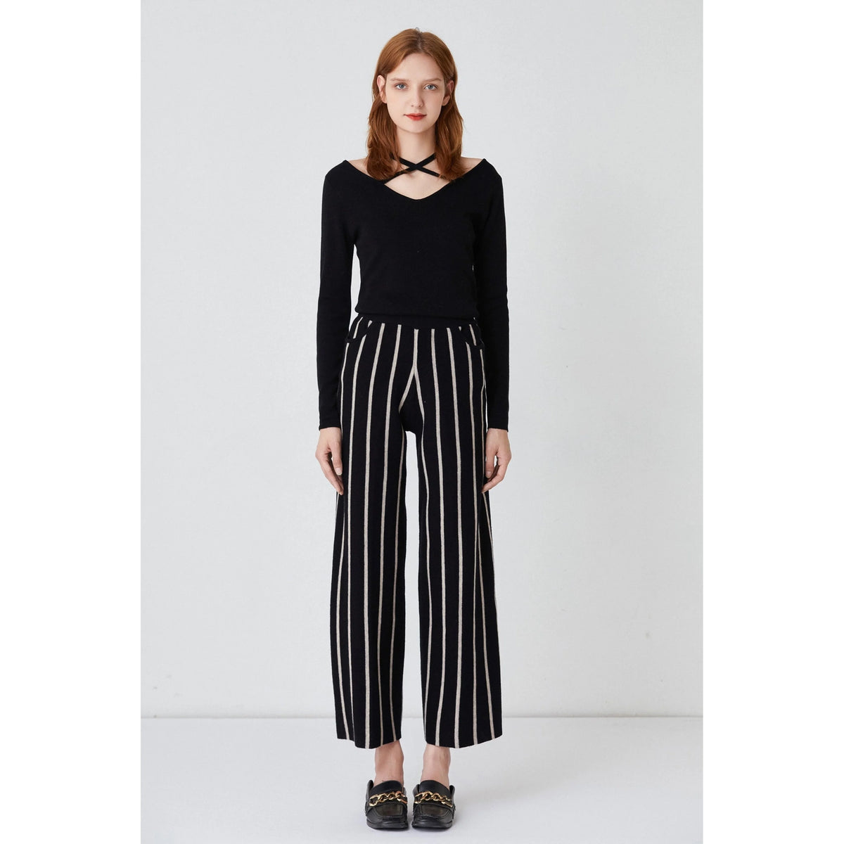 Perrine Black Knit Sweater