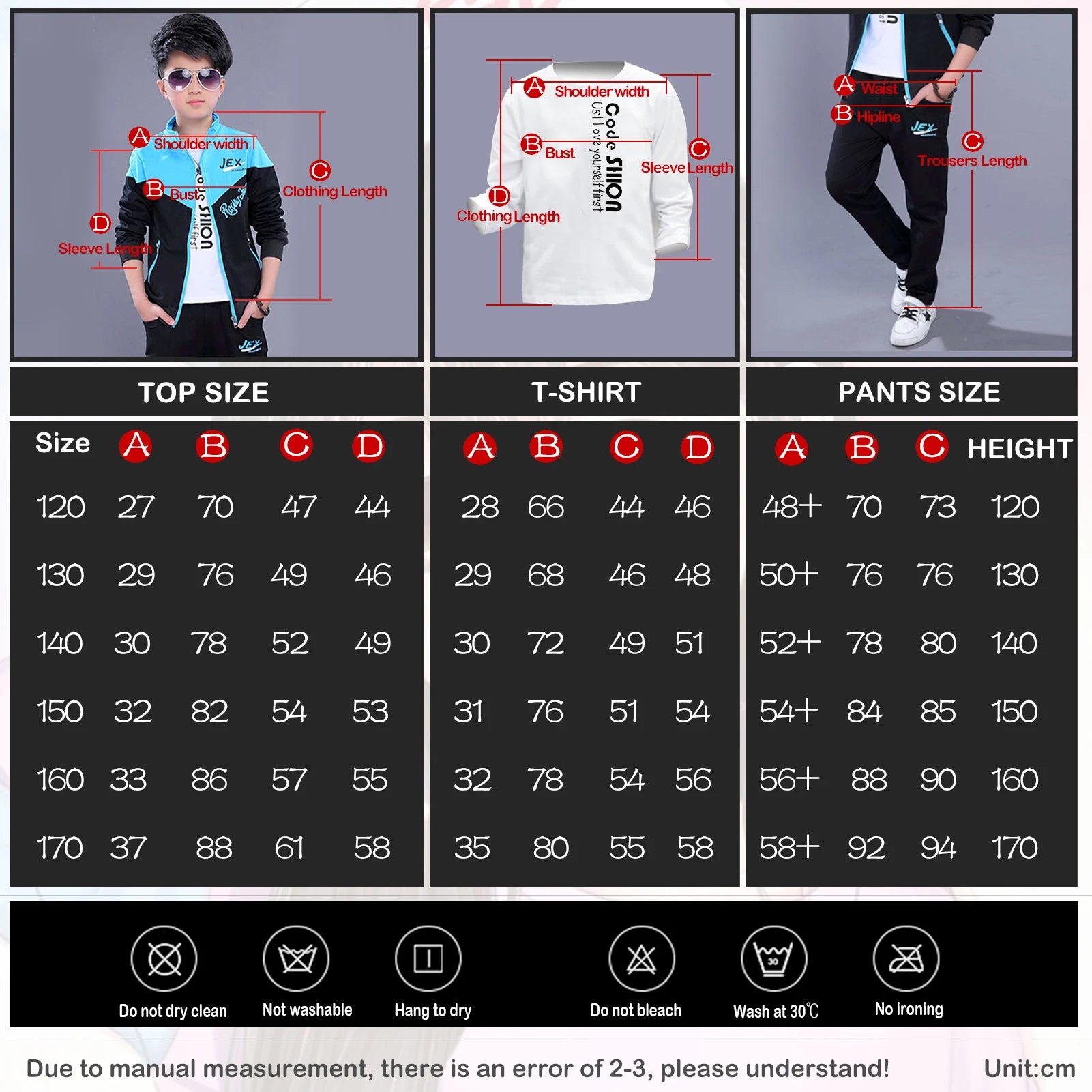 Kids Tracksuits,Teen Boys School Sweatsuits,Fashion Cotton Hooded Tops + Pants Set,Soft Children's Long Sleeve Sportswear