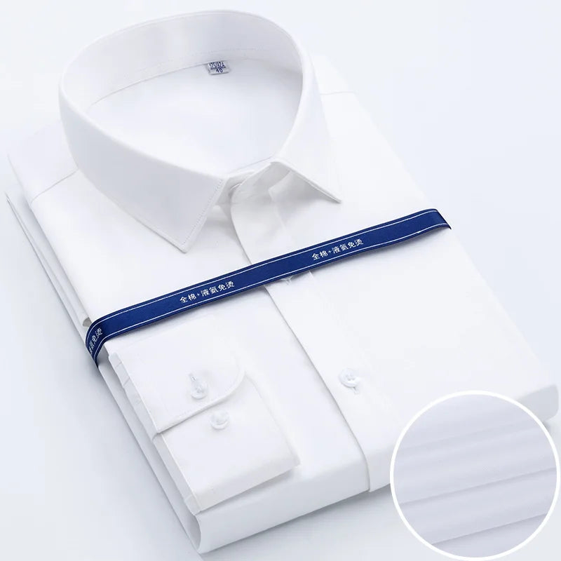 Mercerized Cotton Formal Dress Shirt