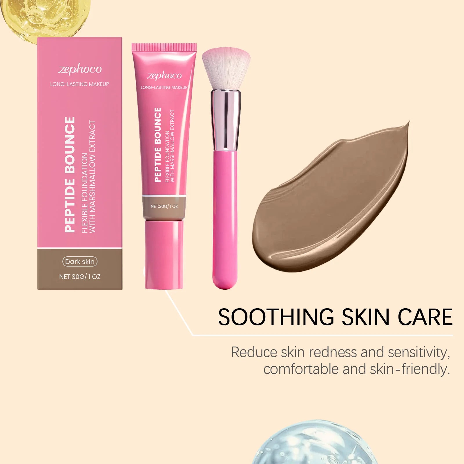 Matte Nourishing Foundation For Dark