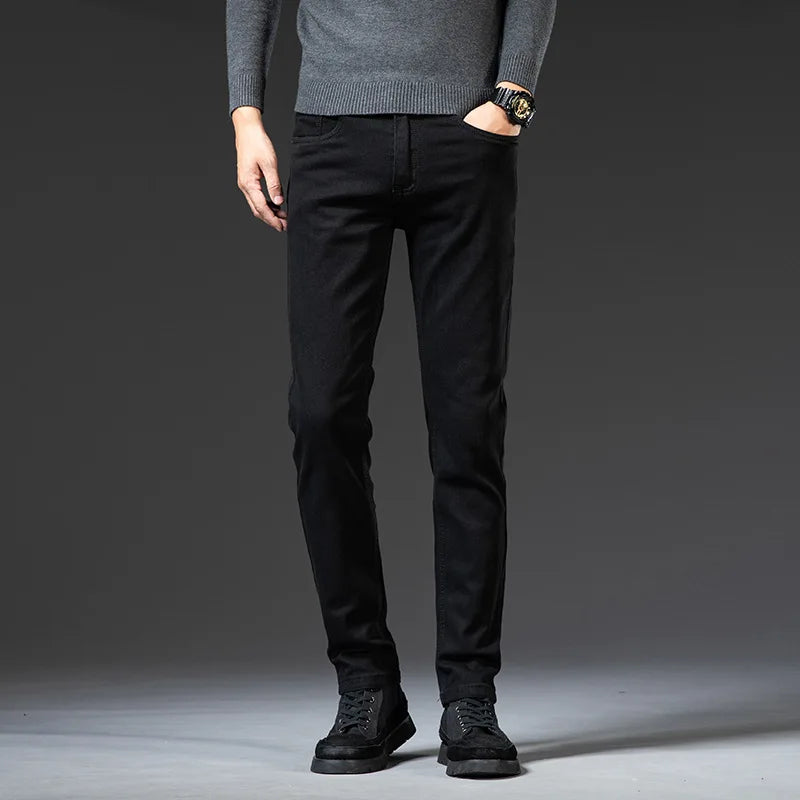 Men’s Retro Washed Loose-Fit Jeans