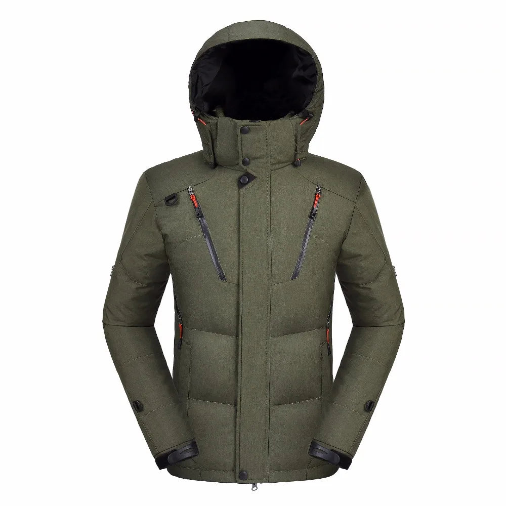 White Duck Down Parka