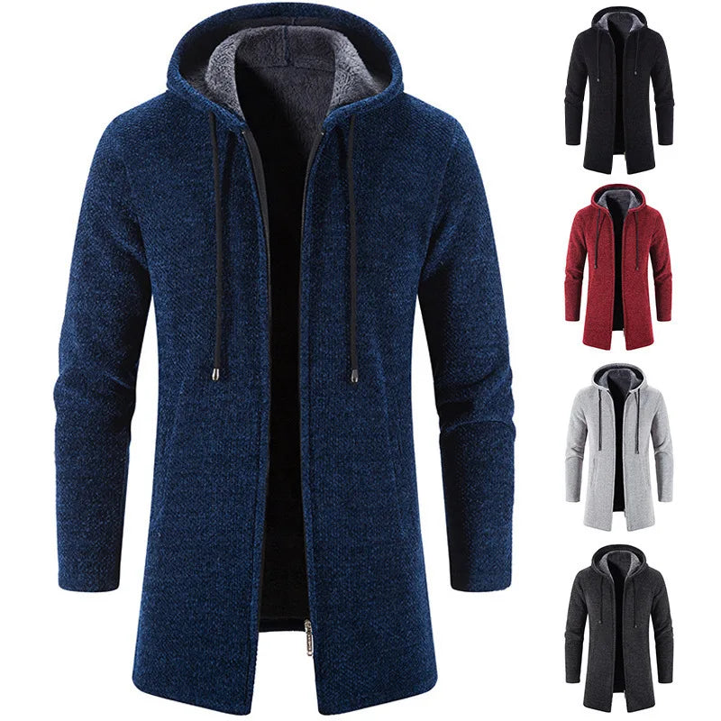 Hooded Casual Fleece Parka
