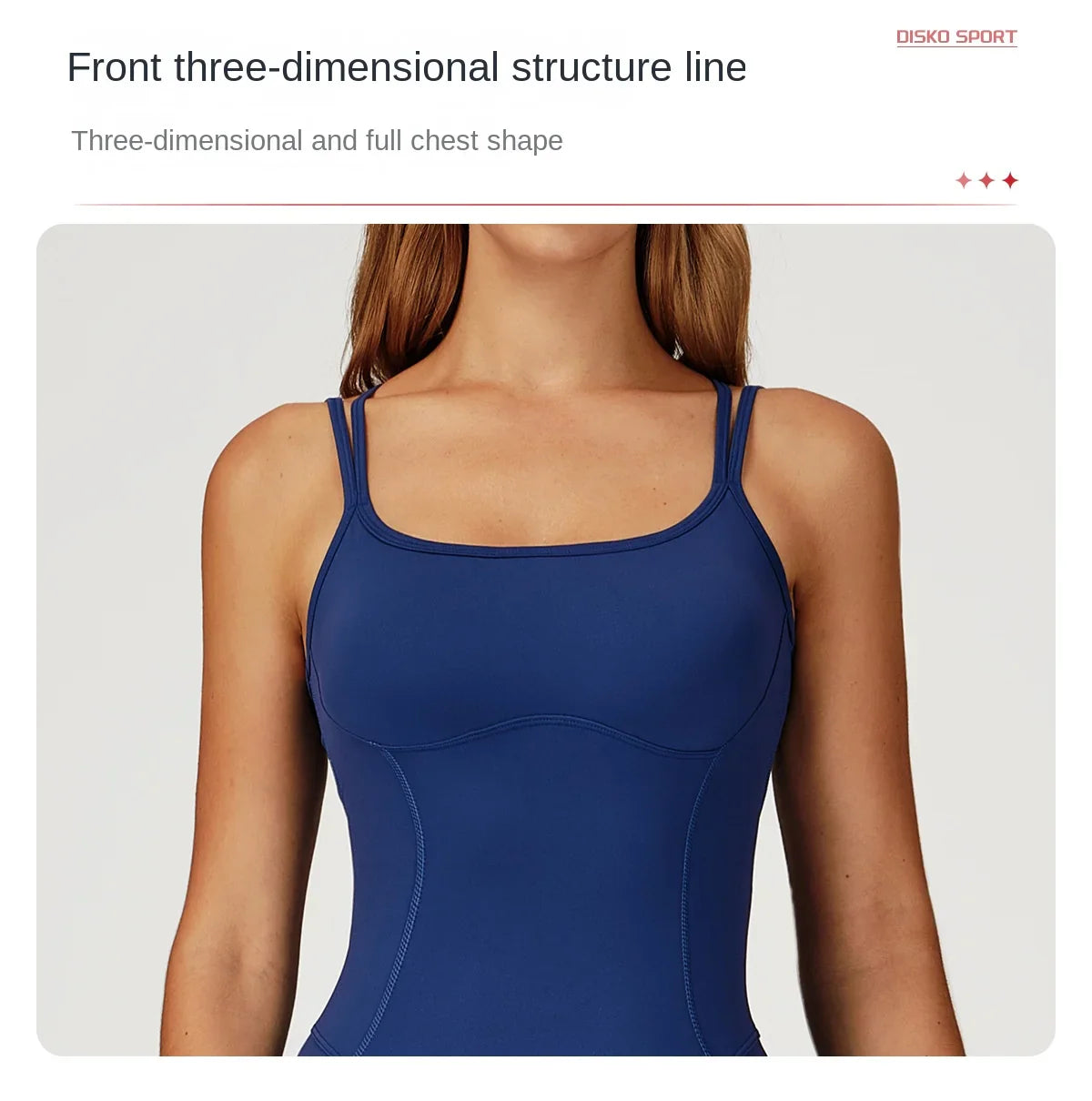 Polyester One Strap Sports Backless