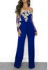 Elegant Off Shoulder Lace Jumpsuit