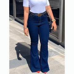 High Waist Vintage Flared Jeans