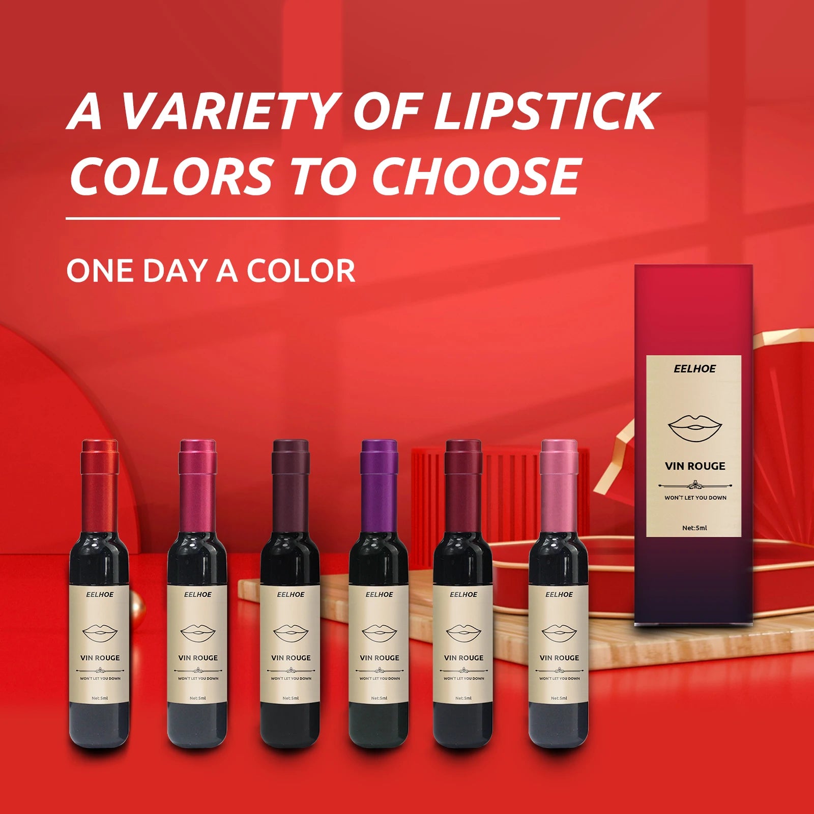 Red Wine Style Lipstick Gloss