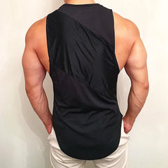 NEW Bodybuilding Sport Tank Tops Men Gym Fitness Workout Sleeveless Shirt Male Stringer Singlet Casual Fashion Undershirt Vest