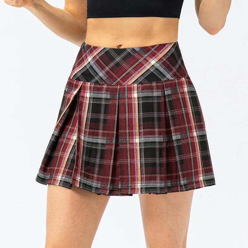 Pleated Tennis Skirt With Shorts