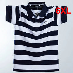 Contrast Stripe Summer Polo Shirt
