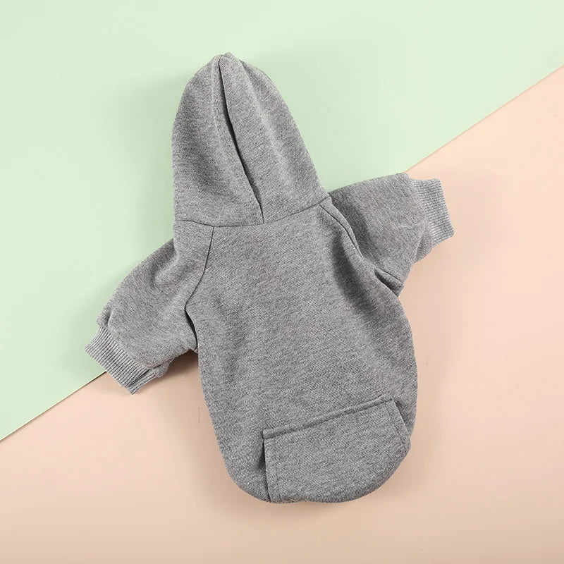 Cozy Pocket Dog Hoodie Coat