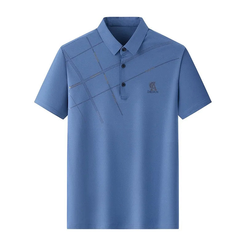 Ice Silk Polo Casual Ease