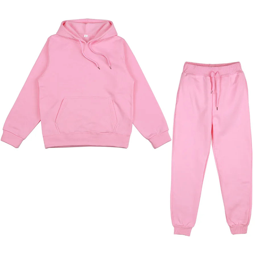 Men's Sports Suits Fashion Tracksuit Women Hoodies + Pants Two Pieces Sets Running Casual Sweatshirts Sweatpants Men's Clothing