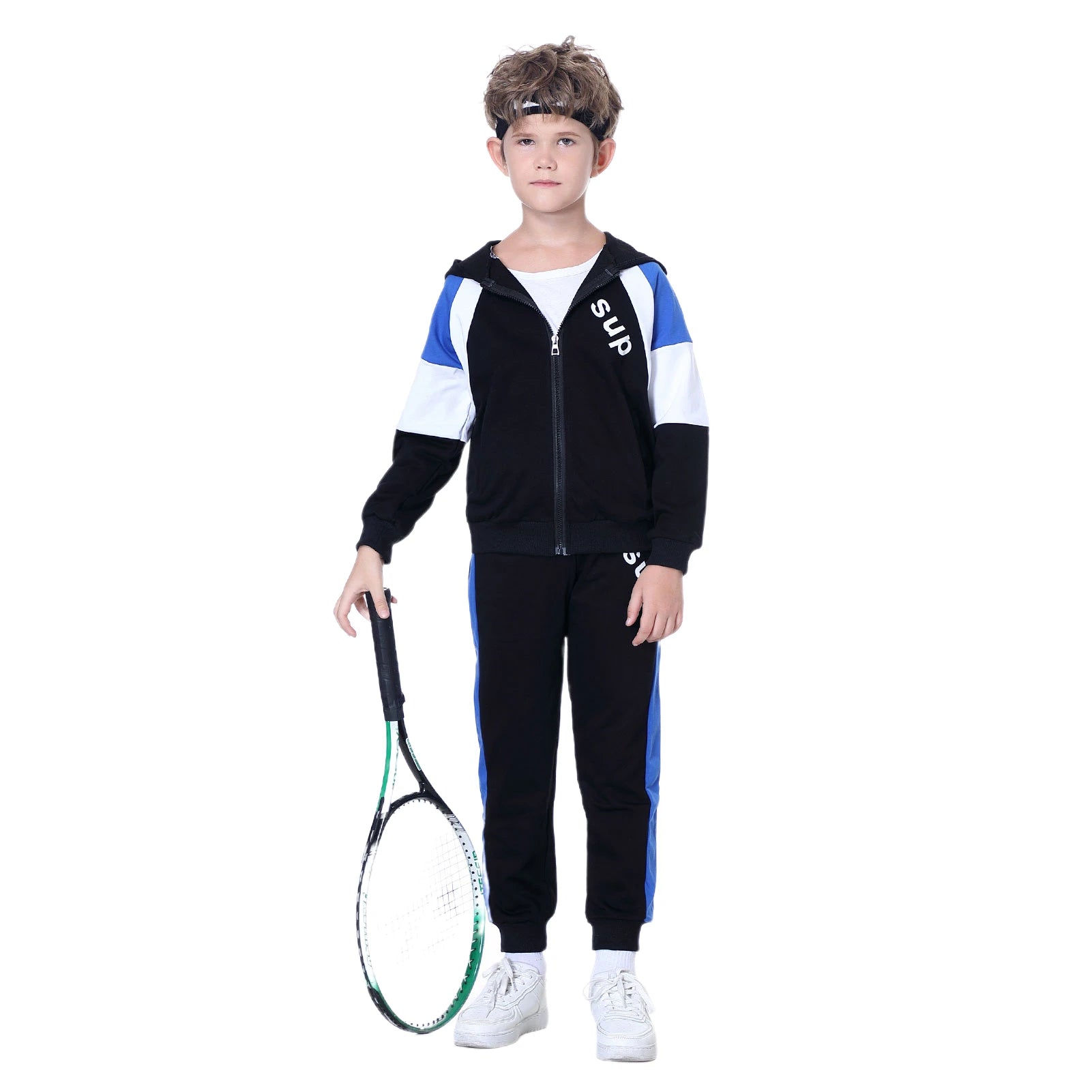 Kids Tracksuits,Teen Boys School Sweatsuits,Fashion Cotton Hooded Tops + Pants Set,Soft Children's Long Sleeve Sportswear
