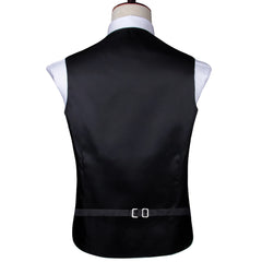 Men’s Silk Jacquard Suit Vest Set