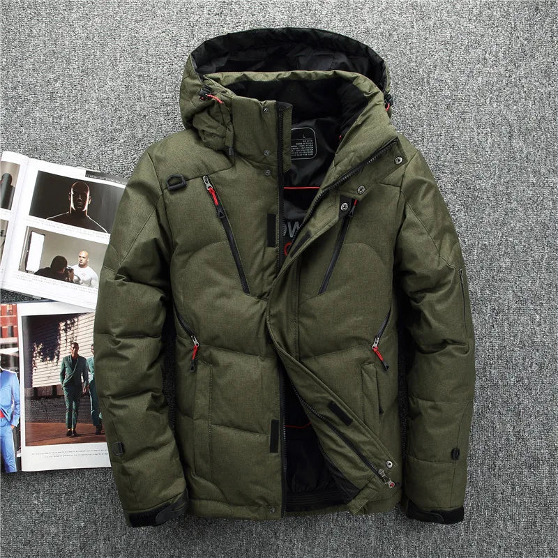 White Duck Down Parka