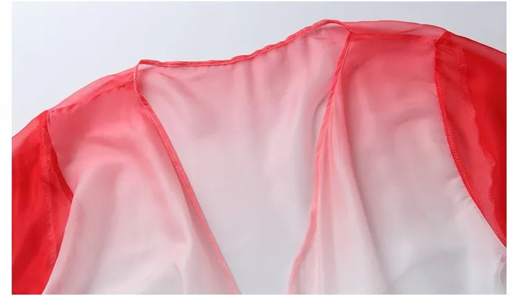 Classical Gradient Chiffon Dance Dress