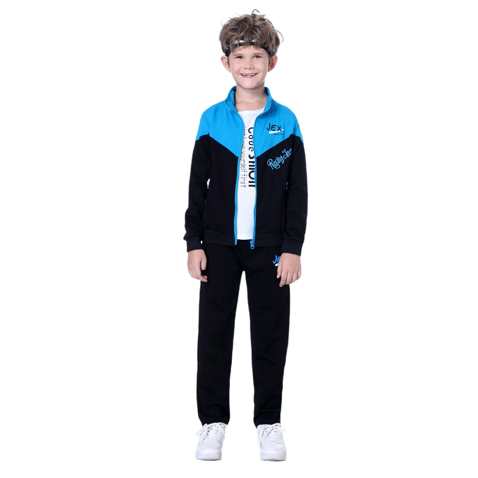 Kids Tracksuits,Teen Boys School Sweatsuits,Fashion Cotton Hooded Tops + Pants Set,Soft Children's Long Sleeve Sportswear