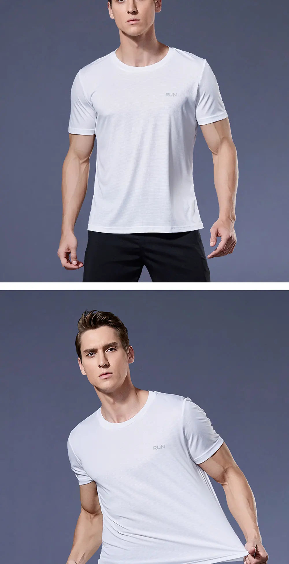 Men's Fitness Gym T Shirts 2020 Shirt Homme Running Men Designer Quick Dry T-Shirts Running Slim Fit Tops Tees Sport Muscle Tee