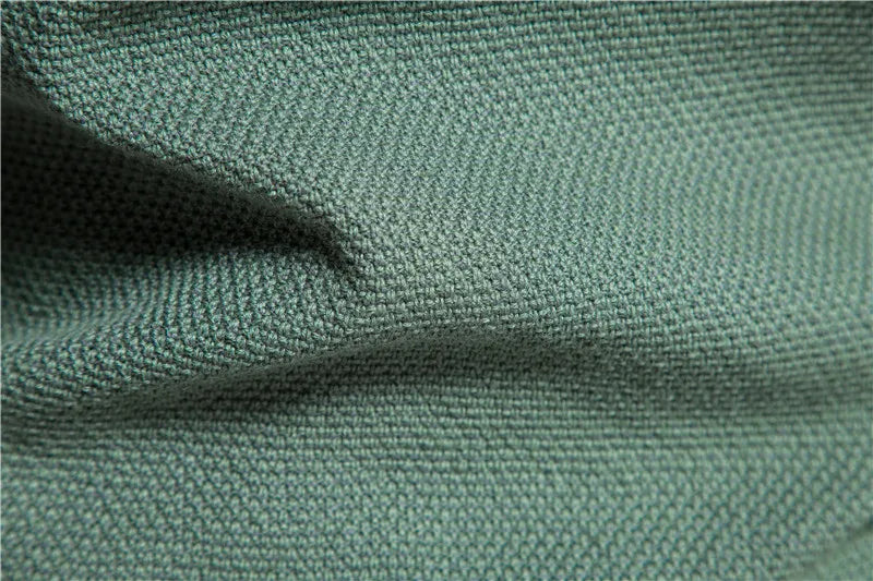 Spliced Cotton Knit Pullover