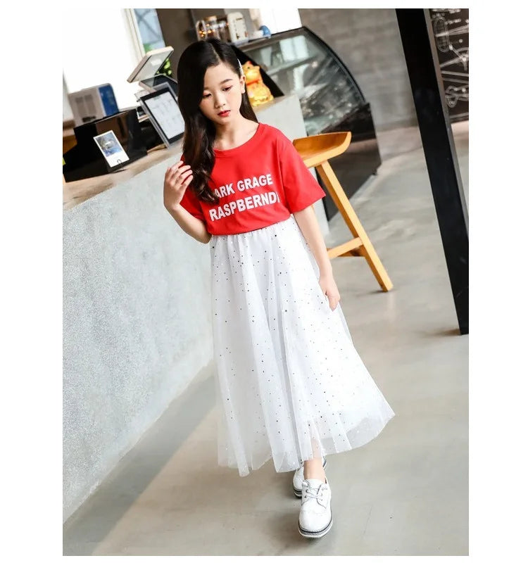 Girls Long Skirt Premium Edition
