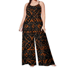 Modern Tribal Print Jumpsuit