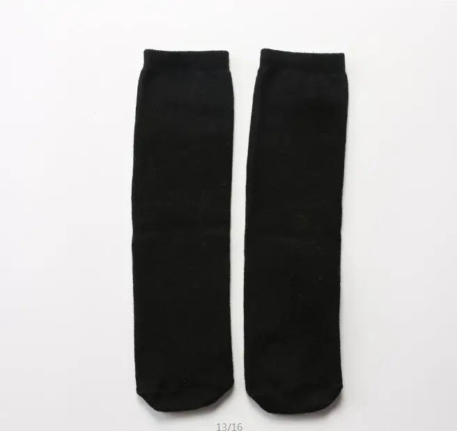 Kids Knee High Cotton Socks