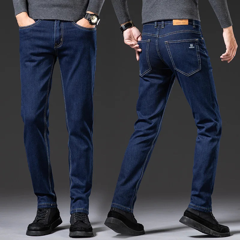 Men’s Retro Washed Loose-Fit Jeans