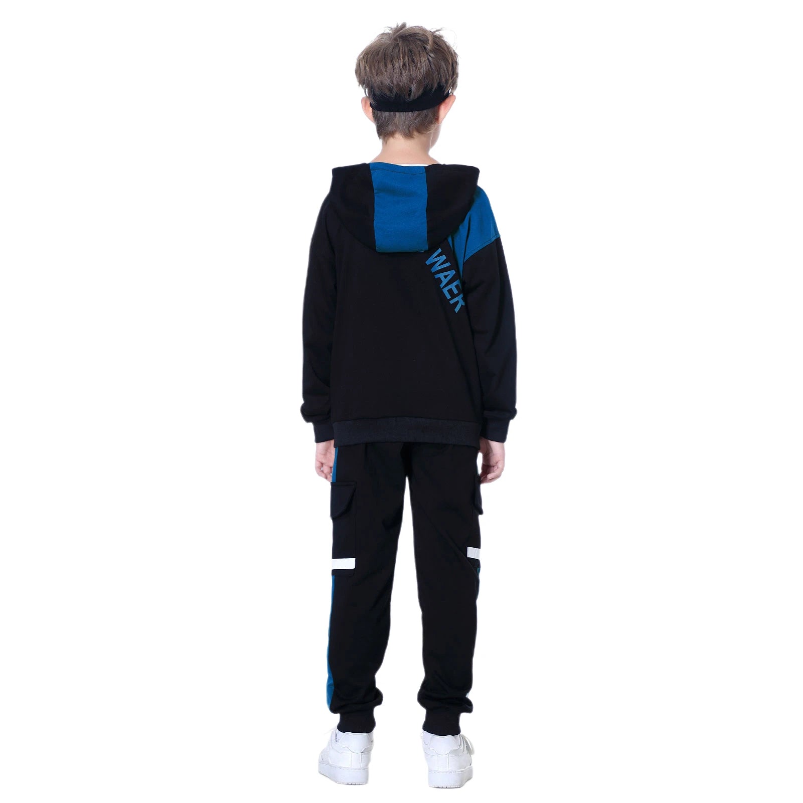 Kids Tracksuits,Teen Boys School Sweatsuits,Fashion Cotton Hooded Tops + Pants Set,Soft Children's Long Sleeve Sportswear