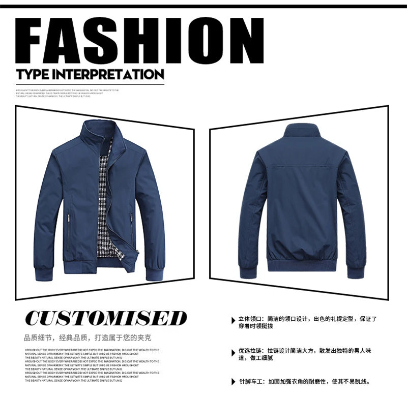 Hooded Slim Casual Bomber