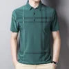 Striped Cotton Polo Casual