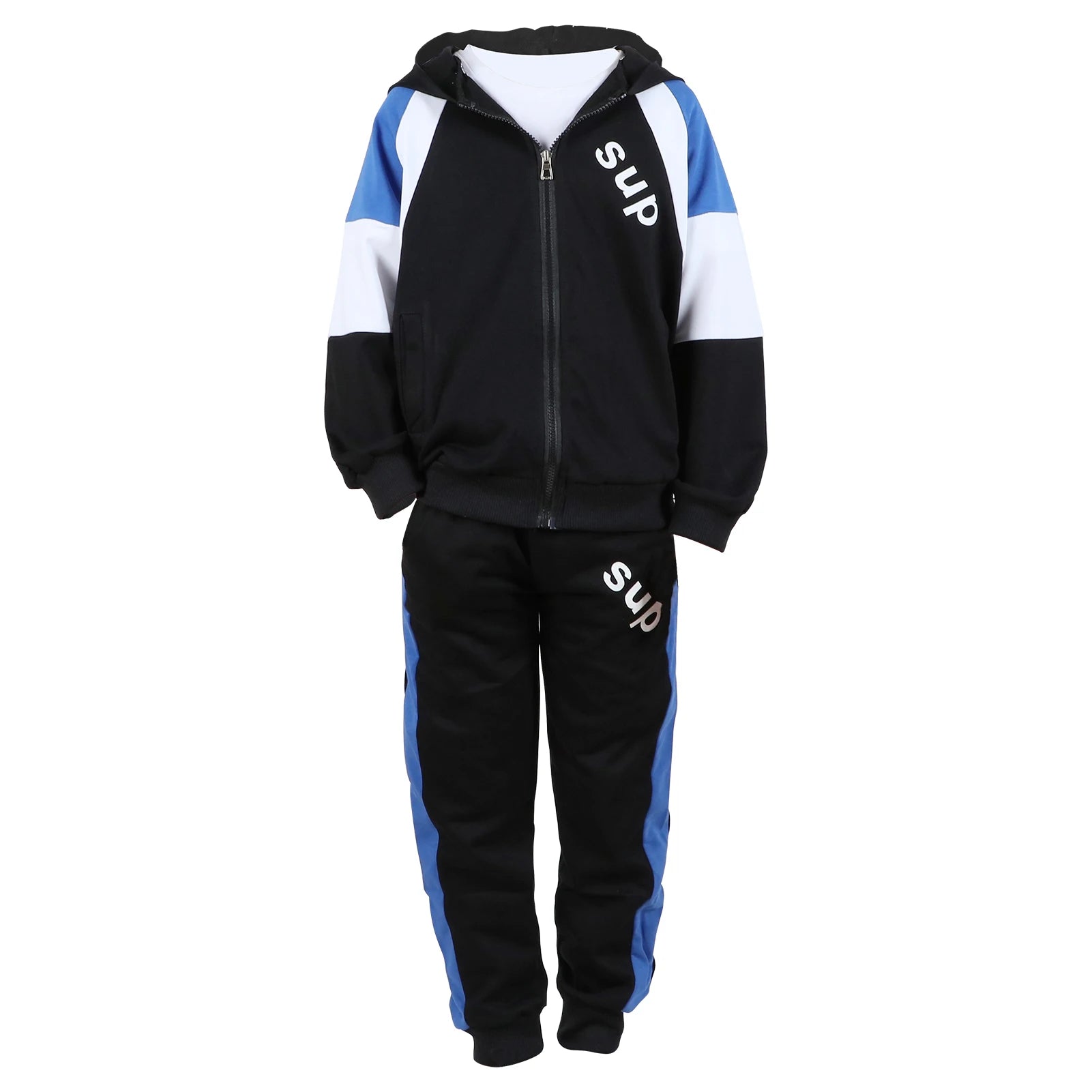 Kids Tracksuits,Teen Boys School Sweatsuits,Fashion Cotton Hooded Tops + Pants Set,Soft Children's Long Sleeve Sportswear