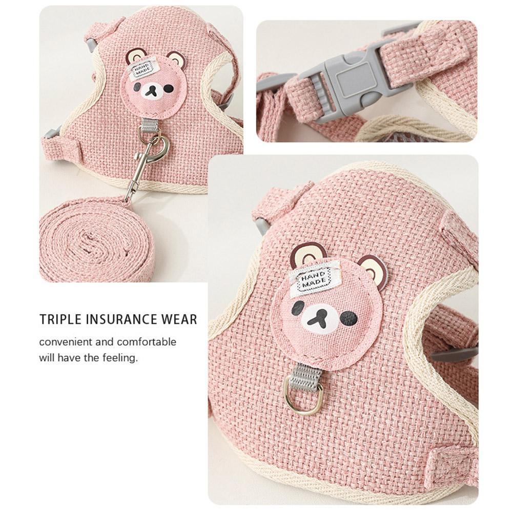 Lovely Vest Chest Strap Leash