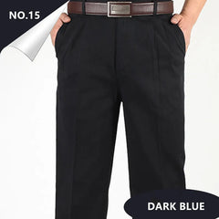 Summer Cotton Straight Office Trousers