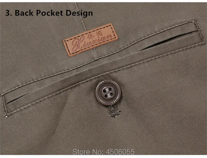 Summer Cotton Straight Office Trousers