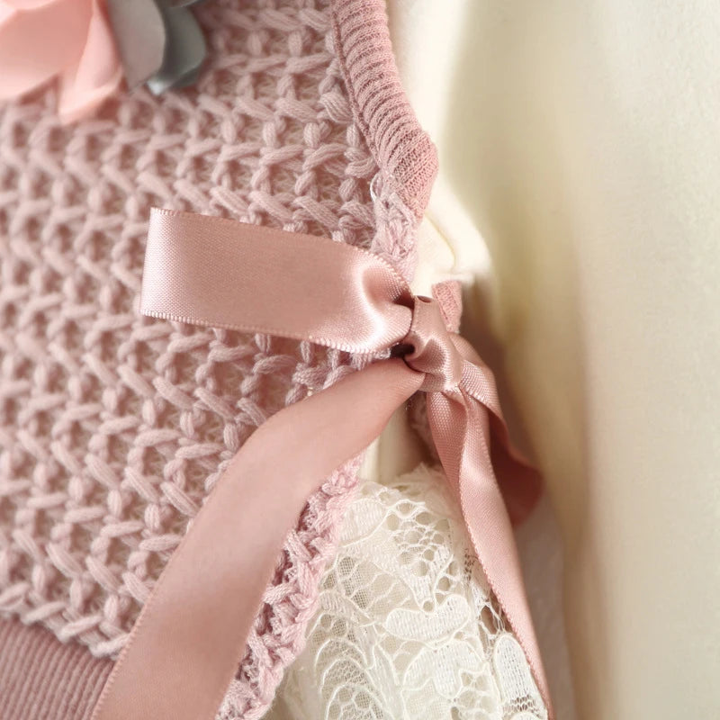 Autumn Knitted Baby Tutu Dress