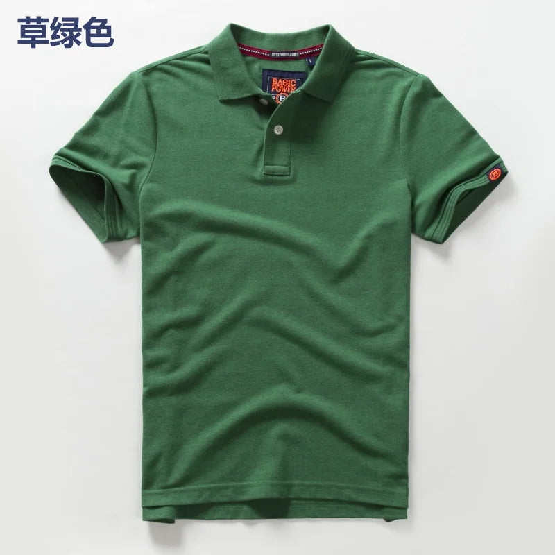 Embroidered Cotton Casual Summer Polo