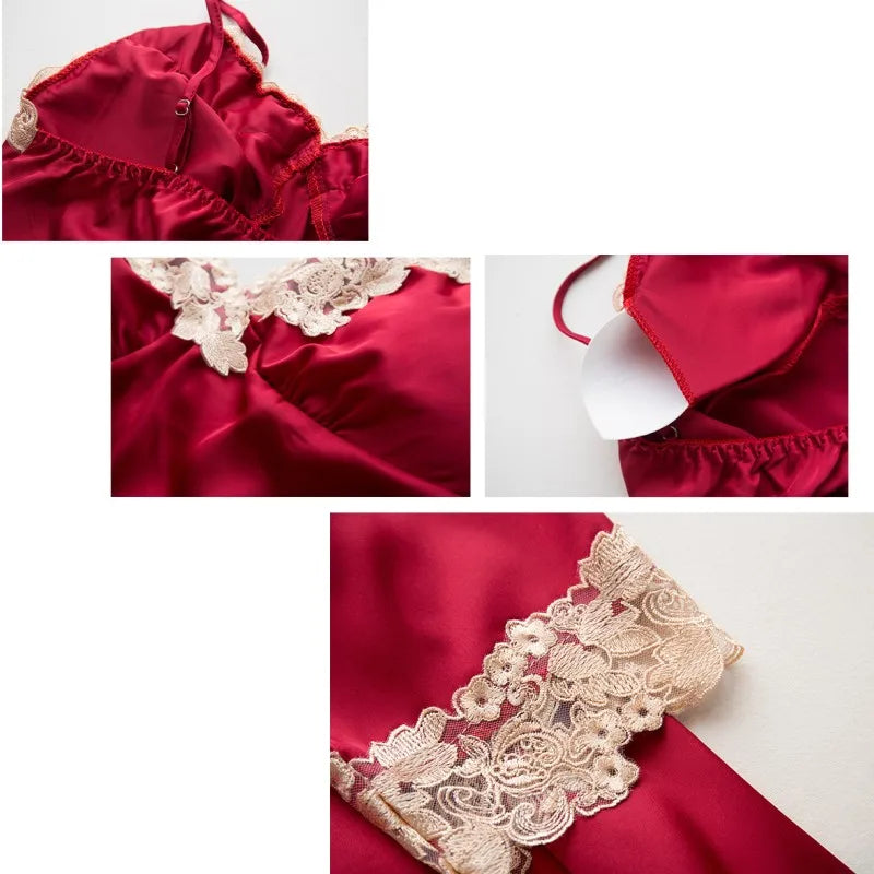 Summer Lace Five Piece Sleepwear